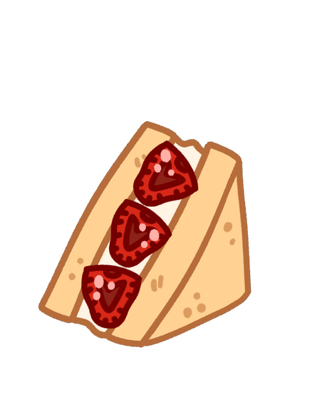 Strawberry Fruit Sandwich