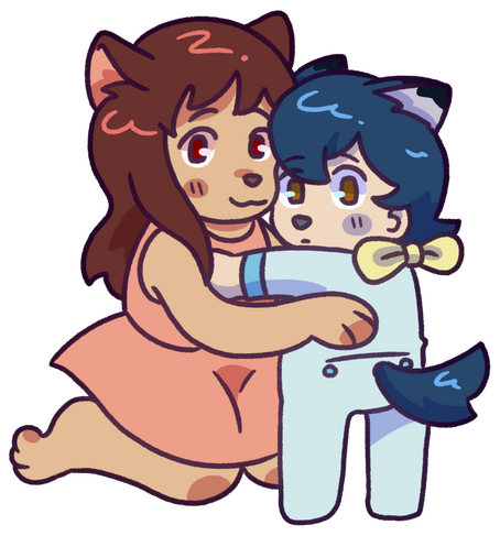 Yuki and Ame (Wolf Children)