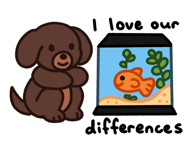 I love our differences