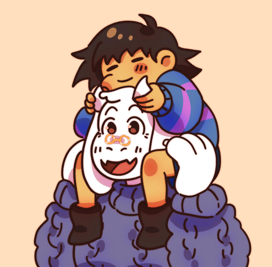 Frisk and Toriel